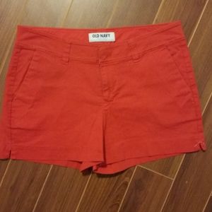 Red Old Navy shorts